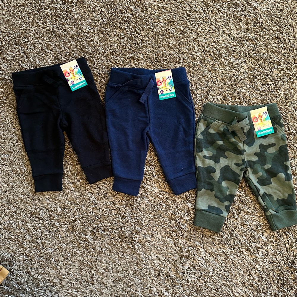 Kids Jogger Pants - Black, Navy, and Camouflage